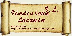 Vladislava Lačanin vizit kartica